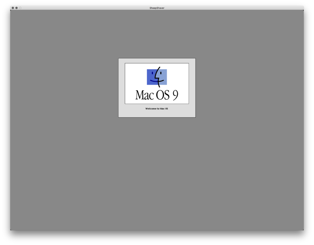 MacOS9起動画面