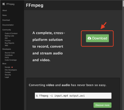 ffmpeg.org top